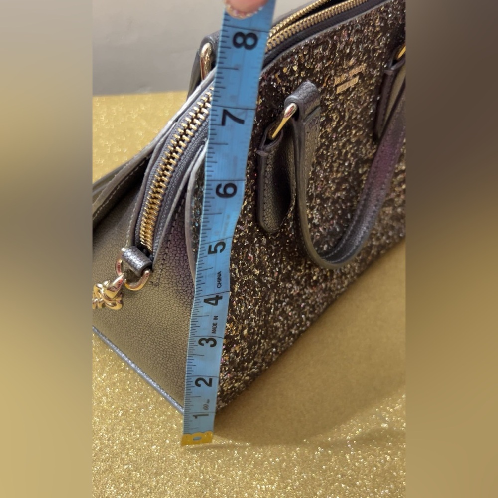 NWOT Kate Spade Chunky Glitter Dome Crossbody Satchel - Picture 10 of 17